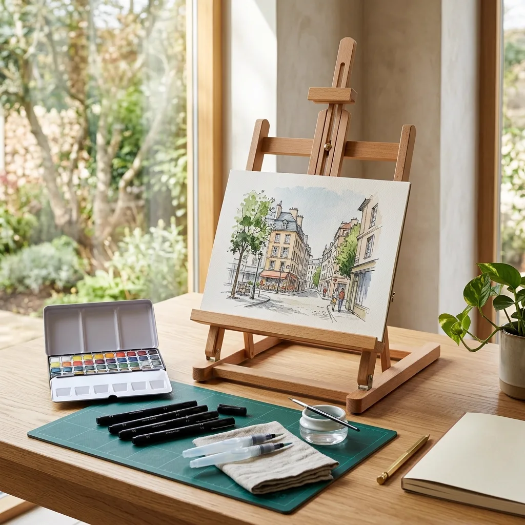 จัดมุมวาดรูปบนโต๊ะทำงาน: ปรับสรีระ วาดสบาย ไม่ปวดคอ ด้วยอุปกรณ์สตูดิโอขนาดกะทัดรัด